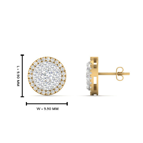beautiful-1-carat-cluster-circle-2-tone-stud-earrings-in-yellow-gold-FDEAR10842ANGLE1-NL-2-YG