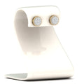 Thumbnail 6 - beautiful-1-carat-cluster-circle-2-tone-stud-earrings-in-yellow-gold-FDEAR10842ANGLE1-NL-2-YG