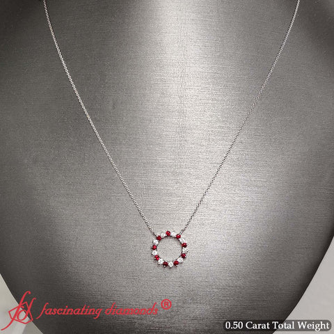 beautiful-circle-anniversary-pendant-with-ruby-in-14k-white-gold-fdpd11271-1