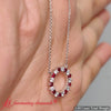 Load image into Gallery viewer, beautiful-circle-anniversary-pendant-with-ruby-in-14k-white-gold-fdpd11271-7