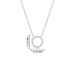 Load image into Gallery viewer, 0.50-ct.-circle-diamond-anniversary-pendant-in-FDPD11271-0.50CT -NL-WG
