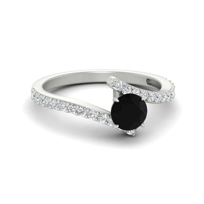 Beautiful Crossover Gemstone Ring