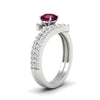 Load image into Gallery viewer, beautiful-crossover-round-pink-sapphire-wedding-set-in-white-gold-FDENS3007ROGSADRPI-NL-WG-GS.jpg