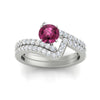 Load image into Gallery viewer, beautiful-crossover-round-pink-sapphire-wedding-set-in-white-gold-FDENS3007ROGSADRPI-NL-WG-GS.jpg