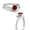 Load image into Gallery viewer, beautiful-crossover-round-ruby-engagement-ring-in-white-gold-FDENS3007RORGRUDR-NL-WG-GS.jpg