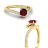 Load image into Gallery viewer, beautiful-crossover-round-ruby-engagement-ring-in-yellow-gold-FDENS3007RORGRUDR-NL-YG-GS.jpg