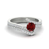 Load image into Gallery viewer, beautiful-crossover-round-ruby-wedding-set-in-white-gold-FDENS3007ROGRUDR-NL-WG-GS.jpg
