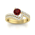 Thumbnail 12 - beautiful-crossover-round-ruby-wedding-set-in-yellow-gold-FDENS3007ROGRUDR-NL-YG-GS.jpg