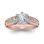 Load image into Gallery viewer, Beautiful Filigree 6 Prong Diamond Ring
