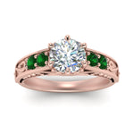 Load image into Gallery viewer, Beautiful Filigree 6 Prong Diamond Ring
