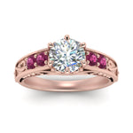 Load image into Gallery viewer, Beautiful Filigree 6 Prong Diamond Ring
