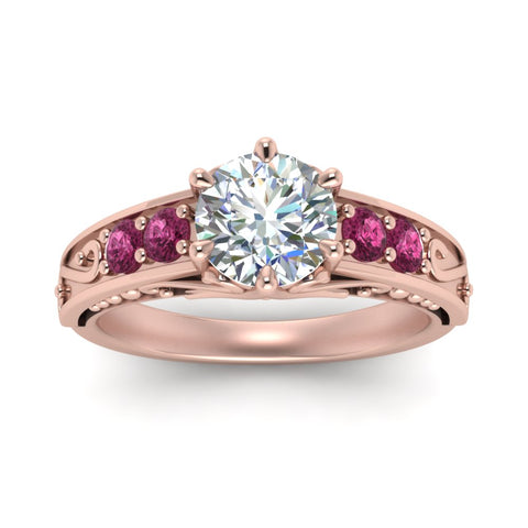 beautiful-filigree-6-prong-diamond-engagement-ring-with-pink-sapphire-in-rose-gold-FD9143RORGSADRPIANGLE5-NL-RG.jpg?v=1759925722