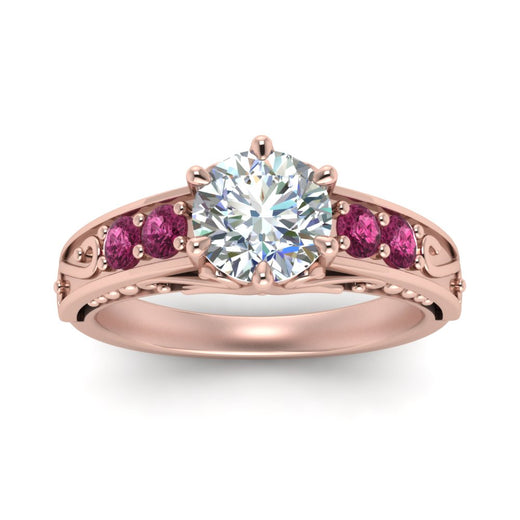 beautiful-filigree-6-prong-diamond-engagement-ring-with-pink-sapphire-in-rose-gold-FD9143RORGSADRPIANGLE5-NL-RG.jpg?v=1759925722