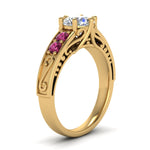 Load image into Gallery viewer, Beautiful Filigree 6 Prong Diamond Ring
