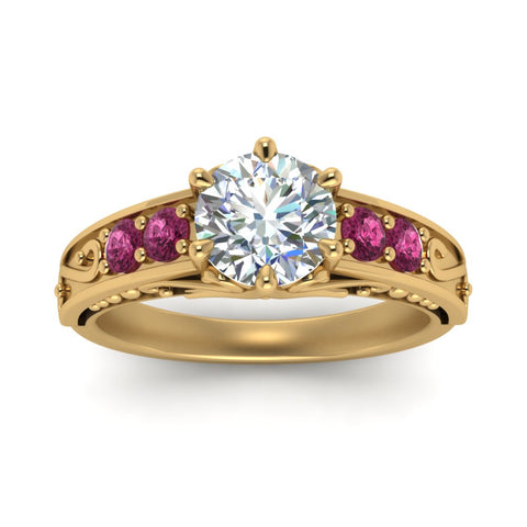 beautiful-filigree-6-prong-diamond-engagement-ring-with-pink-sapphire-in-yellow-gold-FD9143RORGSADRPIANGLE5-NL-YG.jpg?v=1759984480