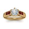 Load image into Gallery viewer, beautiful-filigree-6-prong-diamond-engagement-ring-with-ruby-in-yellow-gold-FD9143RORGRUDRANGLE5-NL-YG.jpg?v=1759984480