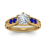 Load image into Gallery viewer, Beautiful Filigree 6 Prong Diamond Ring
