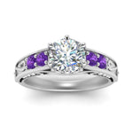 Load image into Gallery viewer, Beautiful Filigree 6 Prong Diamond Ring
