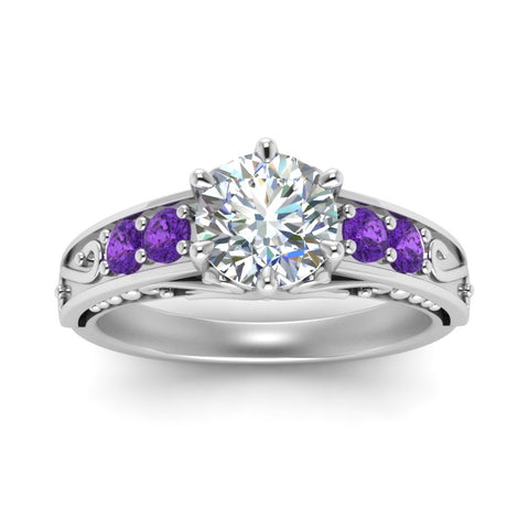 beautiful-filigree-6-prong-diamond-engagement-ring-with-violet-topaz-in-white-gold-FD9143RORGVITOANGLE5-NL-WG.jpg?v=1758601355