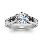 Load image into Gallery viewer, Beautiful Filigree 6 Prong Diamond Ring
