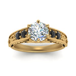 Load image into Gallery viewer, Beautiful Filigree 6 Prong Diamond Ring
