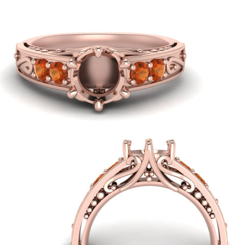 beautiful-filigree-6-prong-semi-mount-diamond-engagement-ring-with-orange-sapphire-in-rose-gold-FD9143SMRGSAORANGLE3-NL-RG.jpg?v=1759983000