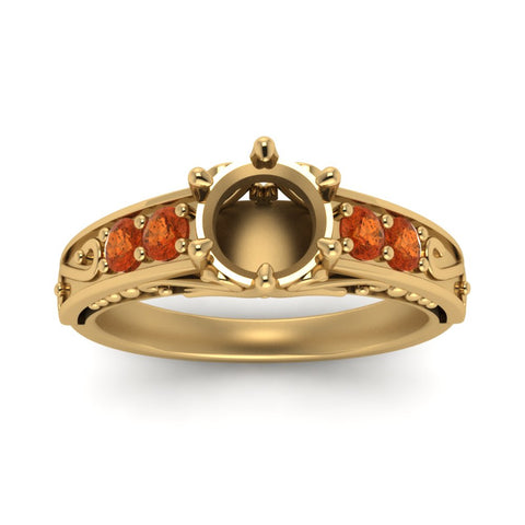 beautiful-filigree-6-prong-semi-mount-diamond-engagement-ring-with-orange-sapphire-in-yellow-gold-FD9143SMRGSAORANGLE5-NL-YG.jpg?v=1749625337