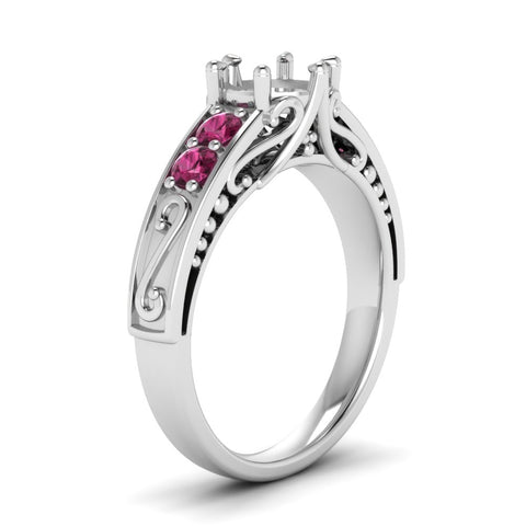 beautiful-filigree-6-prong-semi-mount-diamond-engagement-ring-with-pink-sapphire-in-white-gold-FD9143SMRGSADRPIANGLE2-NL-WG.jpg?v=1749625337