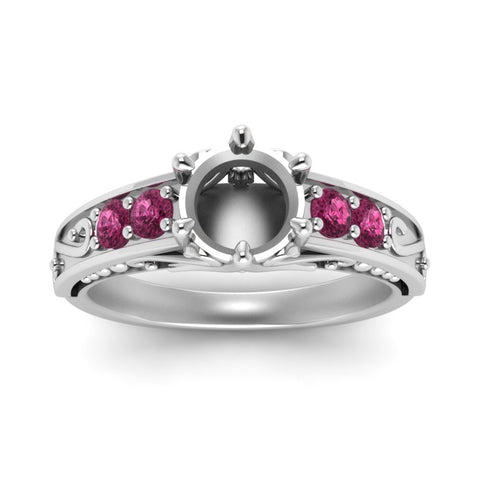 beautiful-filigree-6-prong-semi-mount-diamond-engagement-ring-with-pink-sapphire-in-white-gold-FD9143SMRGSADRPIANGLE5-NL-WG.jpg?v=1749625338