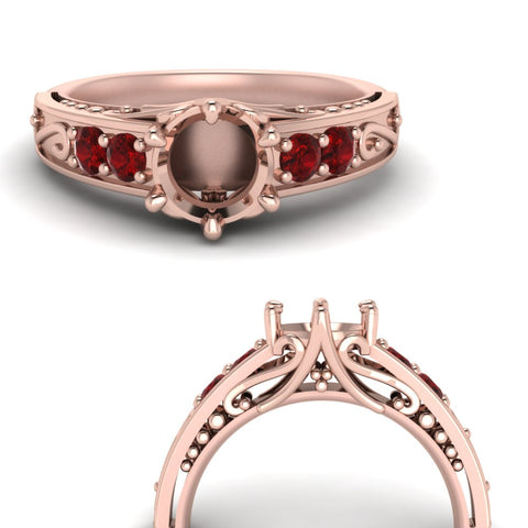 beautiful-filigree-6-prong-semi-mount-diamond-engagement-ring-with-ruby-in-rose-gold-FD9143SMRGRUDRANGLE3-NL-RG.jpg?v=1759983000