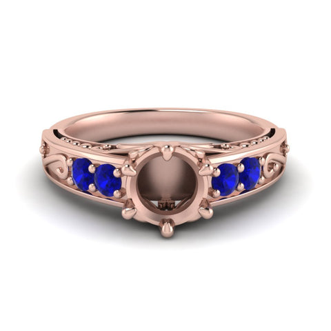 beautiful-filigree-6-prong-semi-mount-diamond-engagement-ring-with-sapphire-in-rose-gold-FD9143SMRGSABL-NL-RG.jpg?v=1759983000