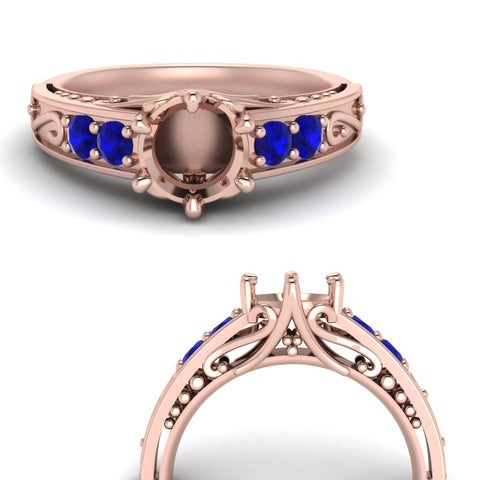 beautiful-filigree-6-prong-semi-mount-diamond-engagement-ring-with-sapphire-in-rose-gold-FD9143SMRGSABLANGLE3-NL-RG.jpg?v=1759983000
