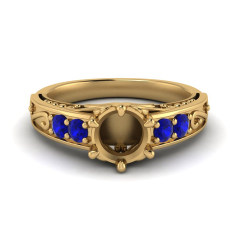 beautiful-filigree-6-prong-semi-mount-diamond-engagement-ring-with-sapphire-in-yellow-gold-FD9143SMRGSABL-NL-YG.jpg?v=1749625337