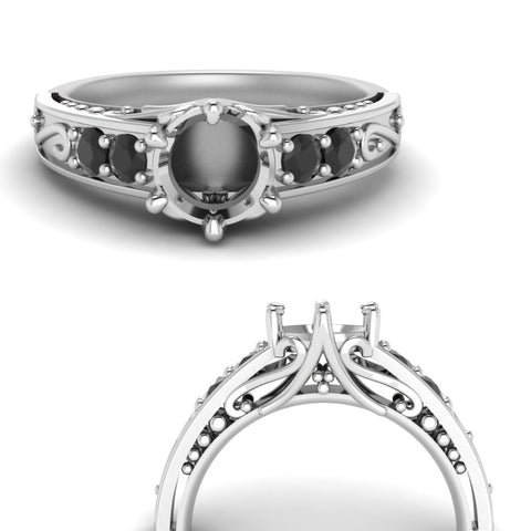 beautiful-filigree-6-prong-semi-mount-engagement-ring-with-black-diamond-in-white-gold-FD9143SMRGBLACKANGLE3-NL-WG.jpg?v=1749625337