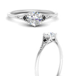 Load image into Gallery viewer, Beautiful Bezel Three Stone Engagement Ring
