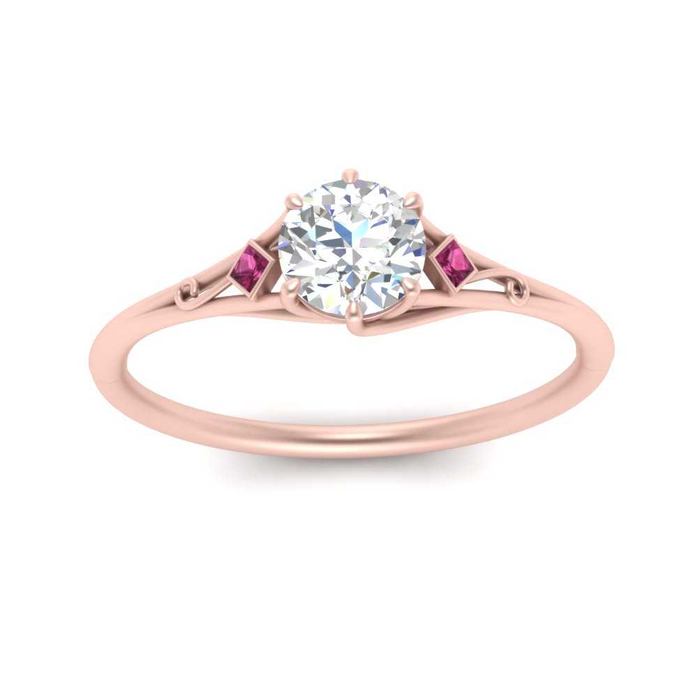 Beautiful Bezel Three Stone Engagement Ring