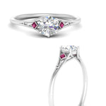 Load image into Gallery viewer, Beautiful Bezel Three Stone Engagement Ring
