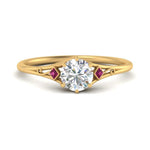 Load image into Gallery viewer, Beautiful Bezel Three Stone Engagement Ring
