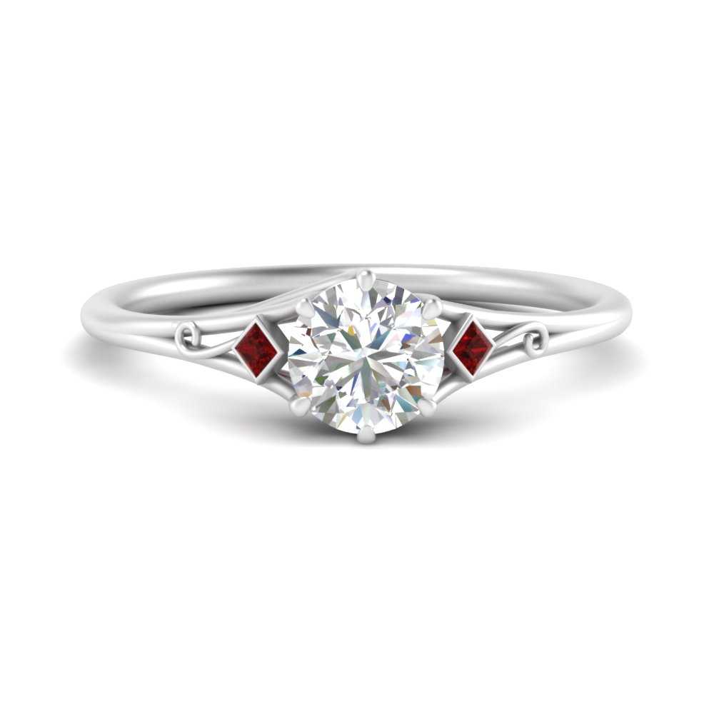 Beautiful Bezel Three Stone Engagement Ring
