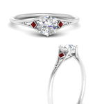 Load image into Gallery viewer, Beautiful Bezel Three Stone Engagement Ring

