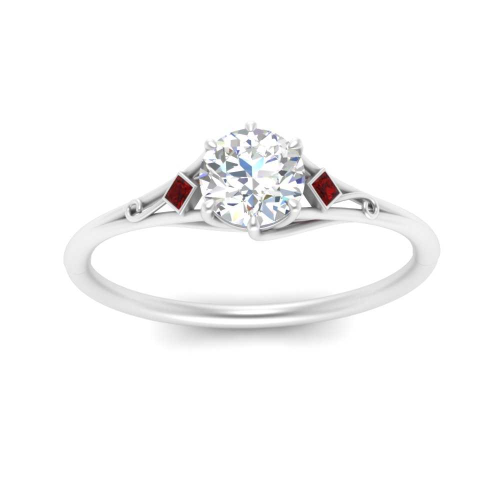 Beautiful Bezel Three Stone Engagement Ring