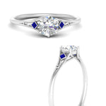 Load image into Gallery viewer, Beautiful Bezel Three Stone Engagement Ring
