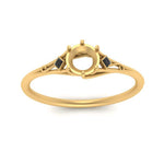 Load image into Gallery viewer, Bezel Three Stone Semi Mount Engagement Ring
