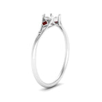 Load image into Gallery viewer, Bezel Three Stone Semi Mount Engagement Ring

