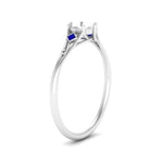 Load image into Gallery viewer, Bezel Three Stone Semi Mount Engagement Ring
