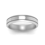 Load image into Gallery viewer, Beveled Inlay Mens Wedding Band
