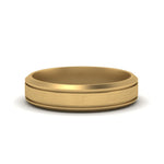 Load image into Gallery viewer, Beveled Inlay Mens Wedding Band
