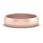 Load image into Gallery viewer, beveled-edge-matte-wedding-band-12-mm-in-rose-gold-fdm10527b-12.0mm-nl-rg
