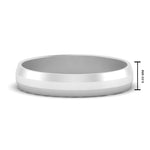 Load image into Gallery viewer, 4 mm Wedding Band Beveled Edge Matte
