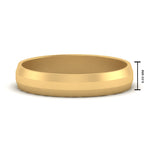Load image into Gallery viewer, 4 mm Wedding Band Beveled Edge Matte
